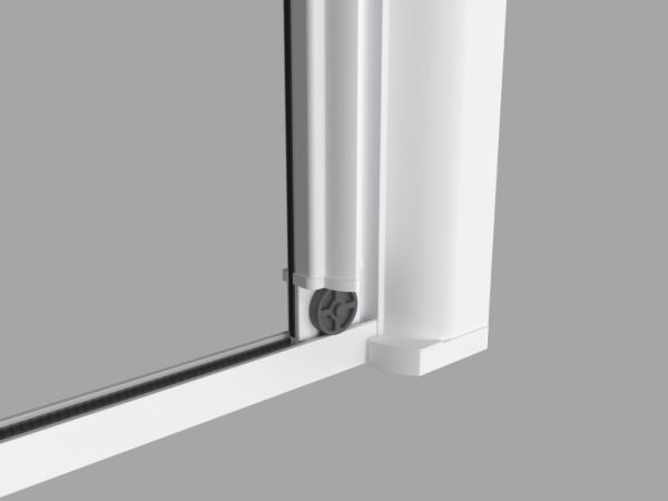 Vero Retractable Shower Door - 1750mm x 700mm - Image 9